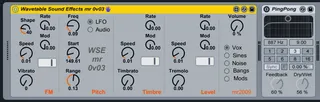 Wavetable Sound Effects WSEmr0v screenshot