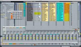 floating session mixer and device devices screenshot