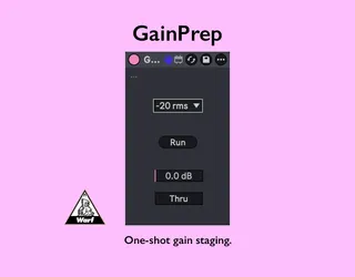 GainPrep screenshot