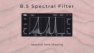 B.S Spectral Filter - Linear Phase Filtering screenshot