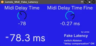 Lamda Midi Fake Latency screenshot