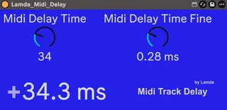 Lamda Midi Delay screenshot