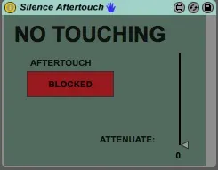 Silence Aftertouch screenshot
