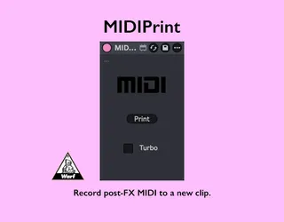 MIDIPrint screenshot