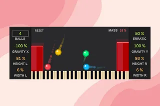 Gravity Midi Generator screenshot