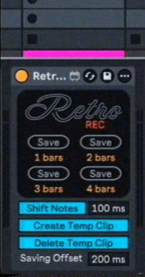 Retrospective Recording screenshot