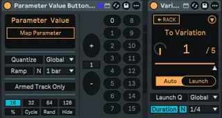 Parameter Value Buttons screenshot