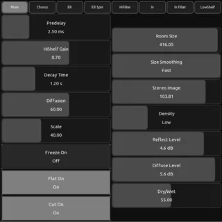 SelectedDeviceParameters screenshot