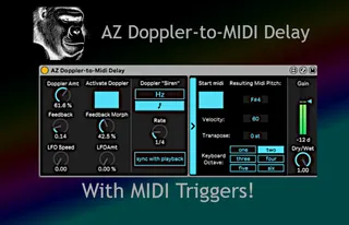 AZ Doppler-to-Midi screenshot