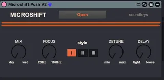 Microshift Soundtoys ableton -push - wrapper screenshot