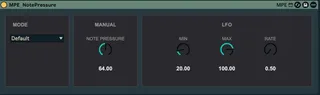 MPE NotePressure screenshot