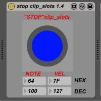 stop clip slots screenshot