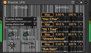 Fractal LFO screenshot