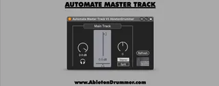 Automate Master Track in Session View screenshot