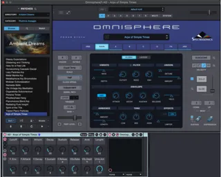 Push Rack Omnisphere 3.  All factory presets screenshot