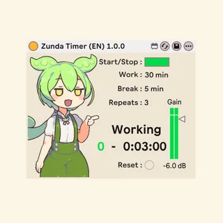 Zunda Timer screenshot