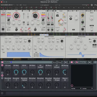 Massive X Ableton racks screenshot
