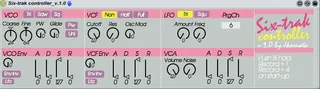 Six-trak controller screenshot