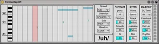 Formant Synth screenshot