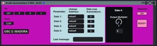 Audioautomation2OSC screenshot