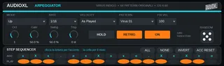 AudioXL ARPEGGIATOR screenshot