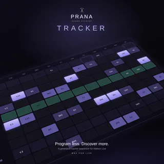 Prana Tracker Max for live sequencer screenshot