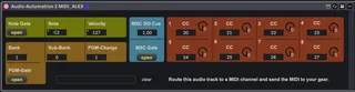 Audio-Automation 2 MIDI-Gear screenshot