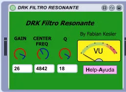 DRK FILTRO RESONANTE screenshot