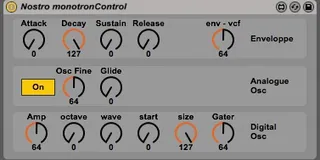 Nostro Monotron screenshot