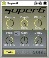 SubtleSonic Super6 Detuner screenshot