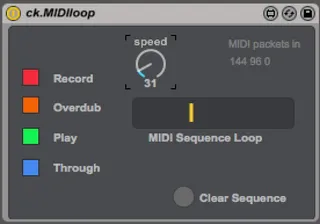 ck.MIDIloop screenshot