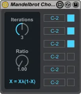 Mandelbrot Chords screenshot