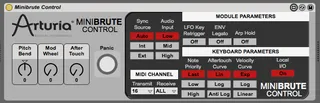 MiniBrute Control screenshot