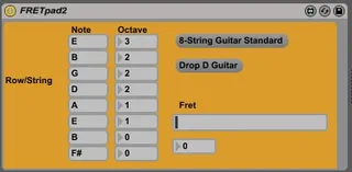 FRETpad screenshot