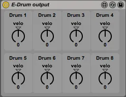 E-Drum Output Receiver screenshot