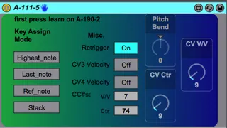 Doepfer A-190-2 Max Interface screenshot