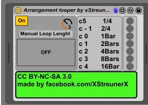 Arrangement looper screenshot