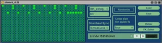 Kolorit --- drumsequencer for monome screenshot