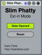 Slim Phatty Ext-In Mode screenshot