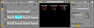 Volca Beats Drum Rack and Remote screenshot