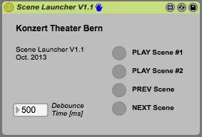 Scene Launcher screenshot