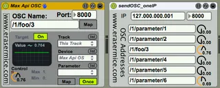 OSC to API Mappers screenshot