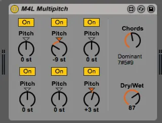M4L Multipitch screenshot