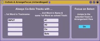 CoSolo and ArrangeFocus screenshot