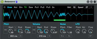 Betawave screenshot