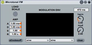 Microtonal FM screenshot