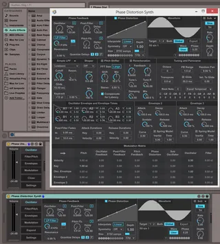 Phase Distortion Synth screenshot