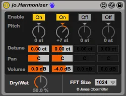jo.FFTHarmonizer screenshot