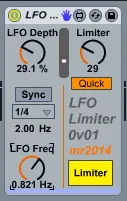 LFO Limiter screenshot