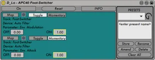 APC40 Foot-Switcher screenshot